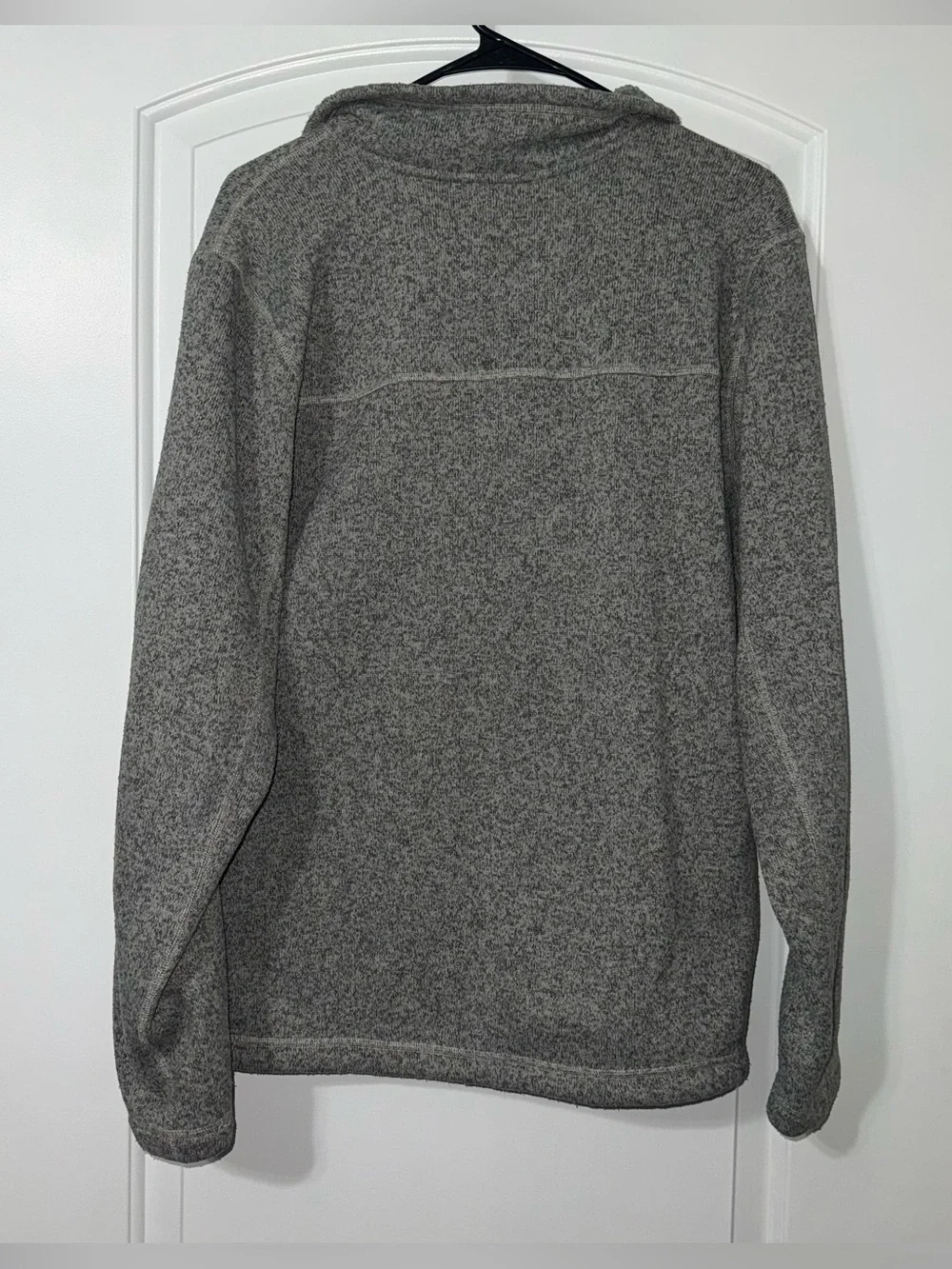 The North Face 1/4 Zip Fleece Pullover Men’s Size Large Heathered Gray